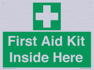 First Aid Kit Inside Here